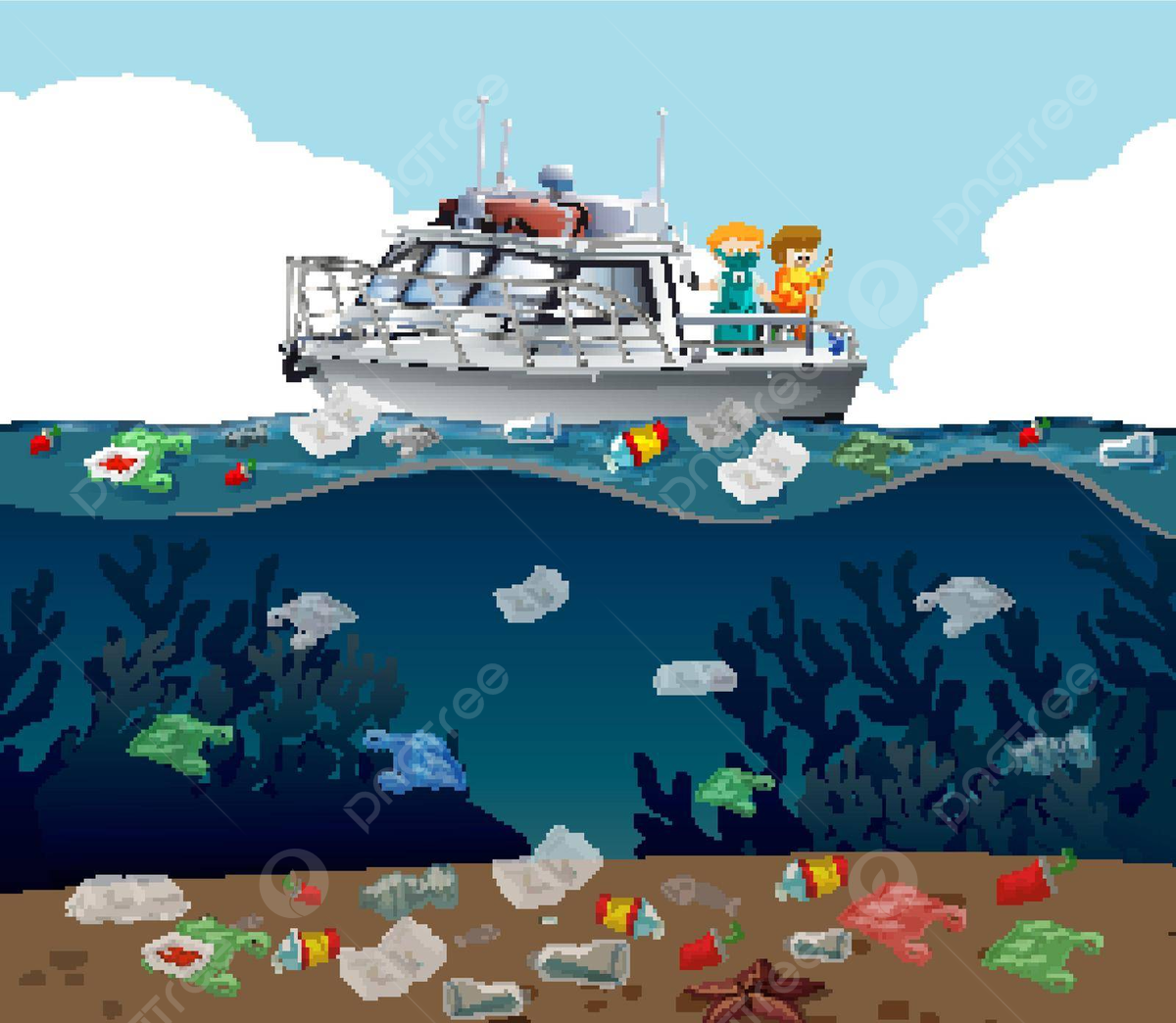 Kebersihan Sampah Laut